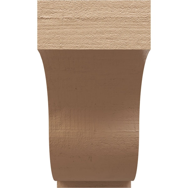 11in. W X 33in. D X 22in. H Series 3 Van Buren Rough Cedar Woodgrain TimberThane Corbel, Primed Tan